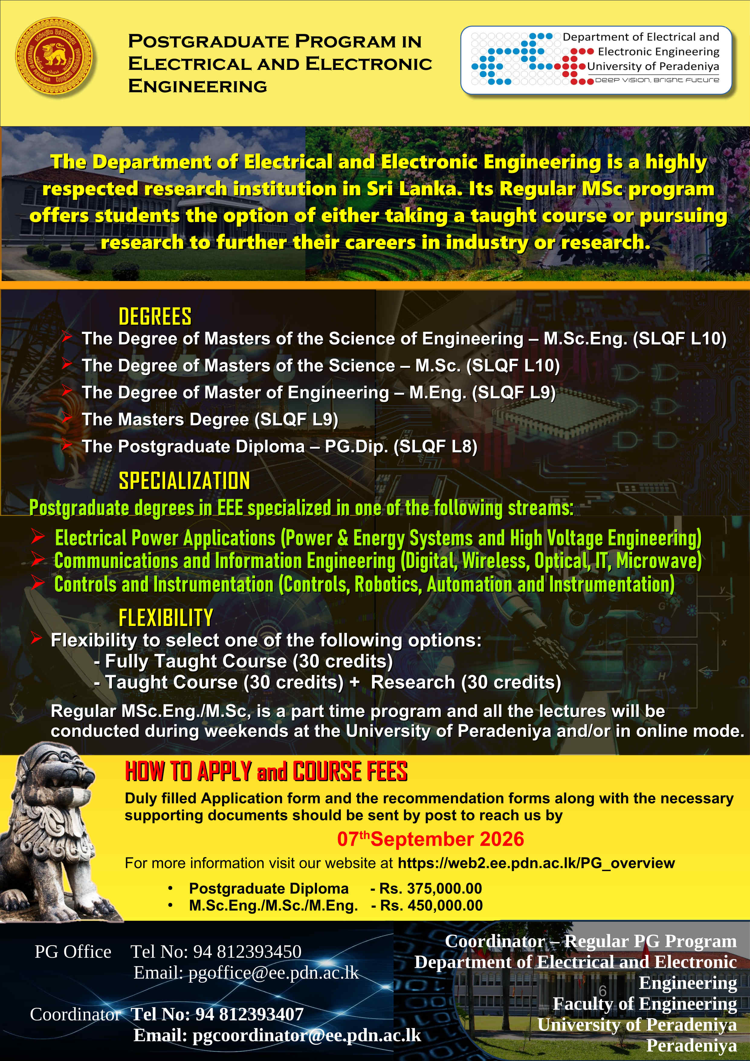 Regular PG Program